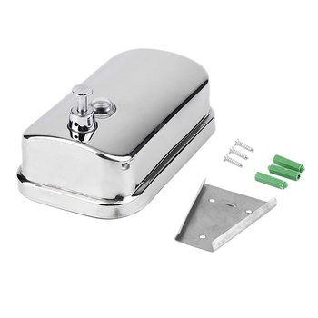 Mounted Stainless Steel Manual Wall Mount Soap Dispenser for Bathroom Kitchen Hotel